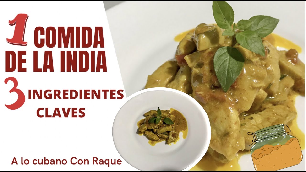 Receta de Pollo al Curry sin Leche de Coco