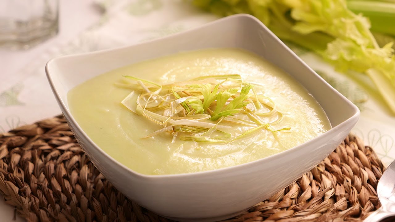 Receta de crema de apio y puerro al estilo Arguiñano
