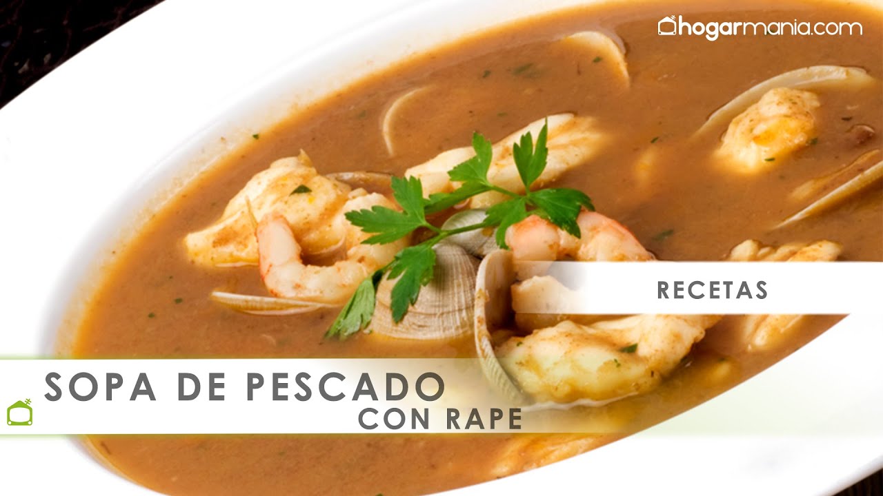Receta de sopa de pescado con caldo en brick