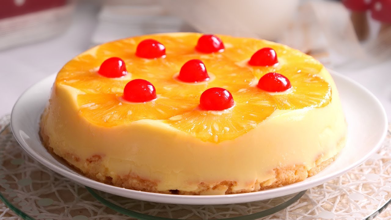 Receta sencilla de tarta de piña sin necesidad de horno
