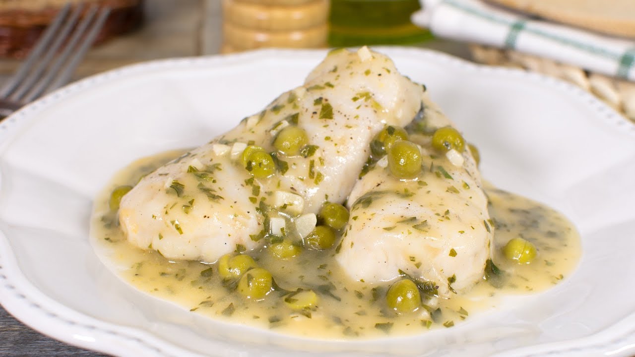 Receta sencilla y deliciosa de lomos de merluza en salsa