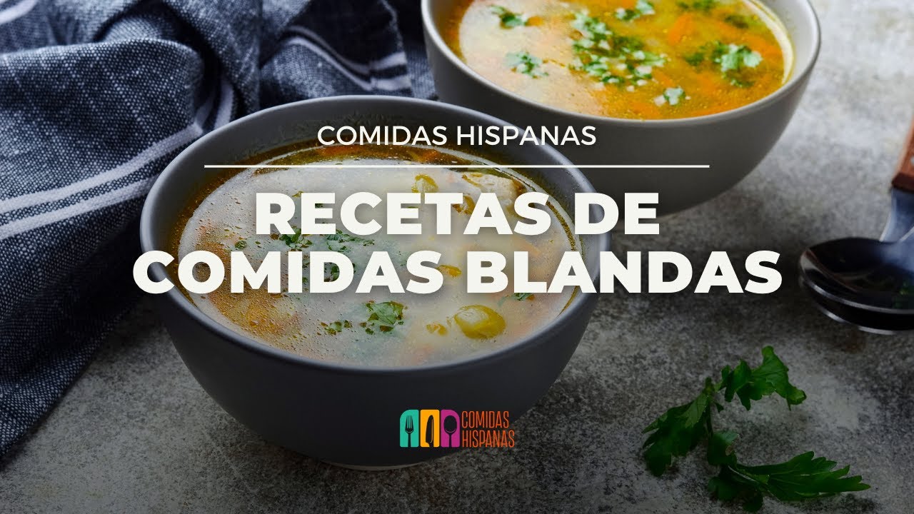 Recetas de comidas suaves y nutritivas para personas mayores sin dientes