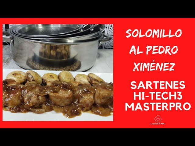 Solomillo con salsa de Pedro Ximénez y champiñones