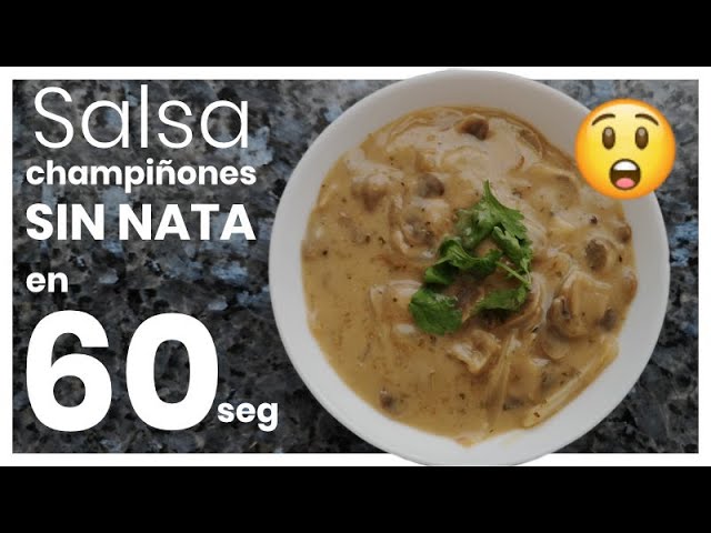 Solomillo de cerdo en salsa de champiñones sin crema