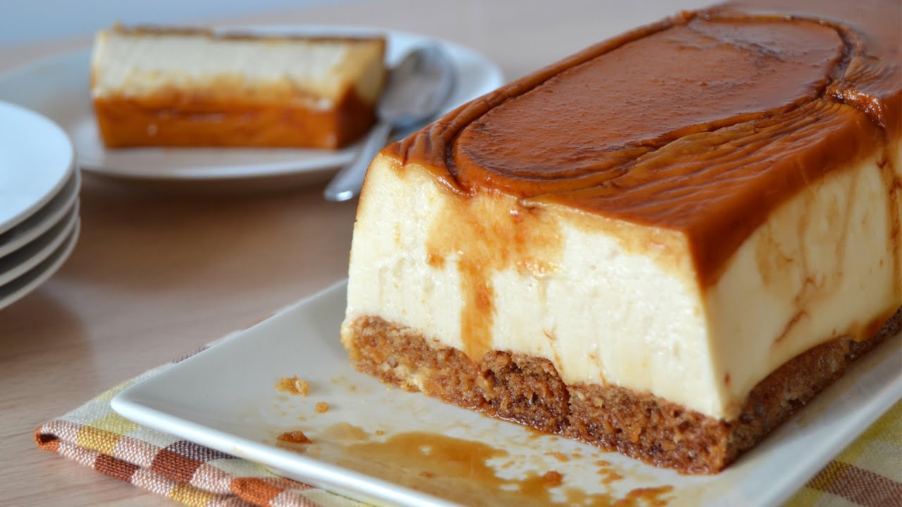 Tarta de sobaos con leche condensada