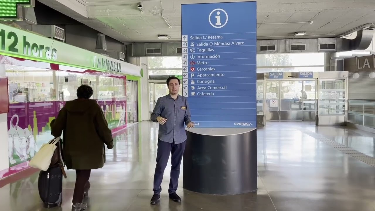 Ubicación de la Estación Sur de Autobuses en Madrid