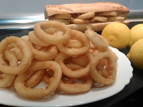 Cómo hacer rebozado de calamares al estilo de los bares