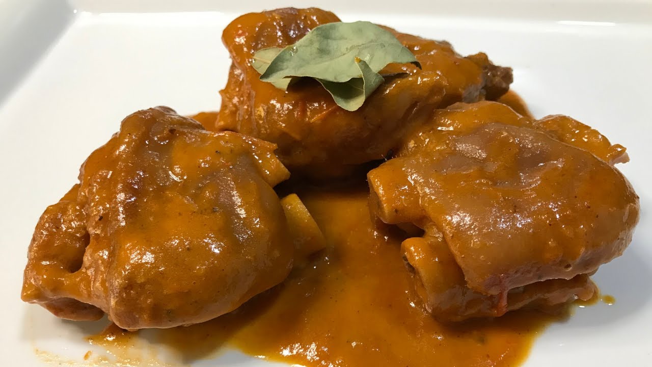 Cómo preparar manitas de cerdo en salsa con olla express
