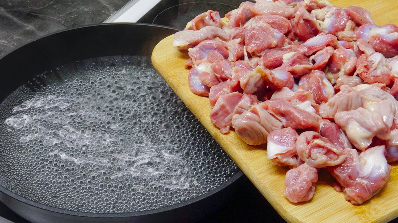 Cómo preparar mollejas de pollo en olla express