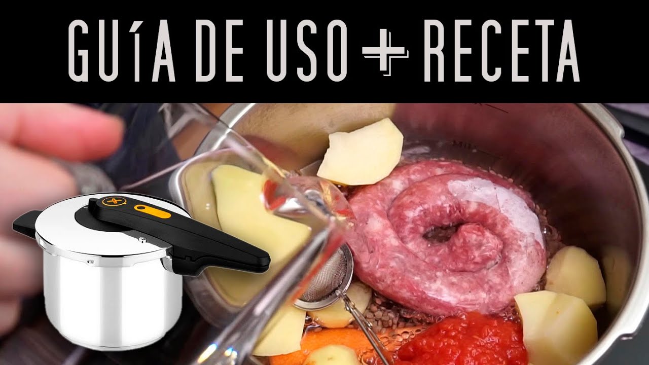 Instrucciones para cocinar con olla a presión