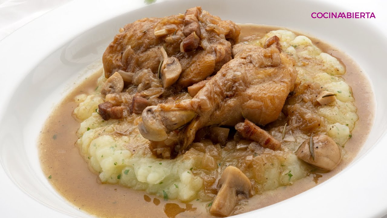 Muslos de pollo con salsa al estilo de Karlos Arguiñano
