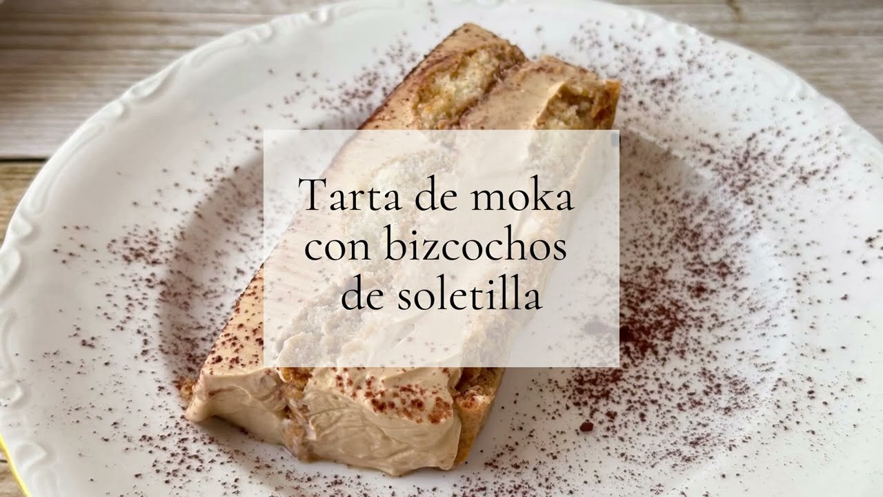 Pastel de café con bizcochos de soletilla