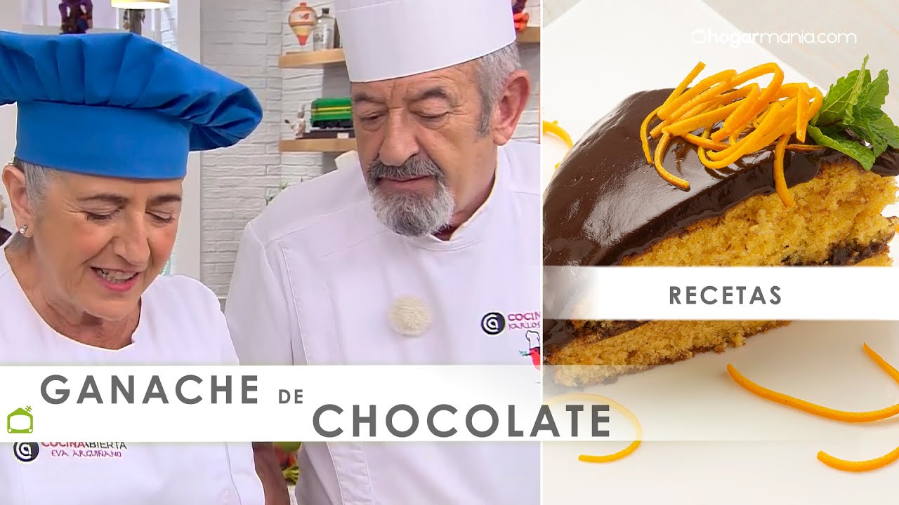 Pastel de chocolate con trocitos de chocolate por Arguiñano