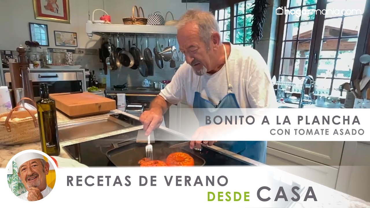 Preparación de bonito a la plancha