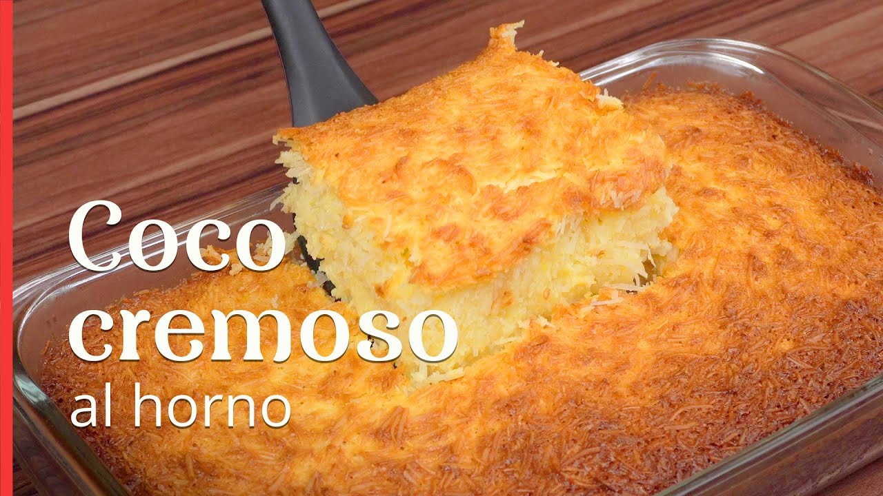 Preparación de tarta de coco y leche condensada sin necesidad de horneado