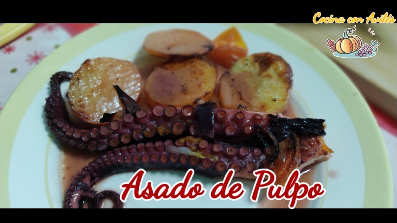 Pulpo y patatas horneados