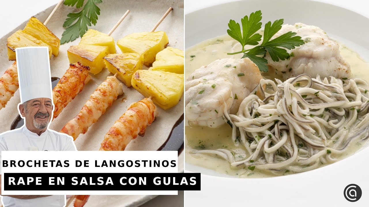Receta de Rape con Gulas a la manera de Karlos Arguiñano