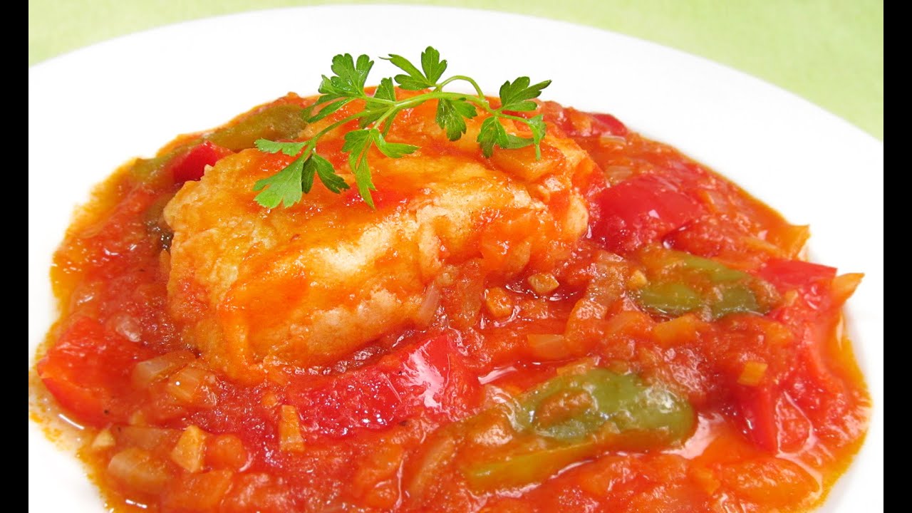 Receta de bacalao desmigado con salsa de tomate