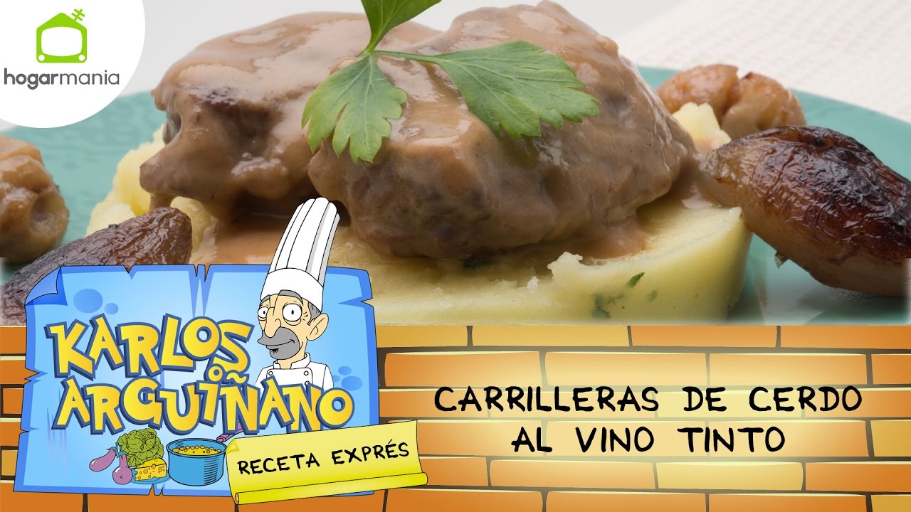 Receta de carrilleras al estilo de Karlos Arguiñano
