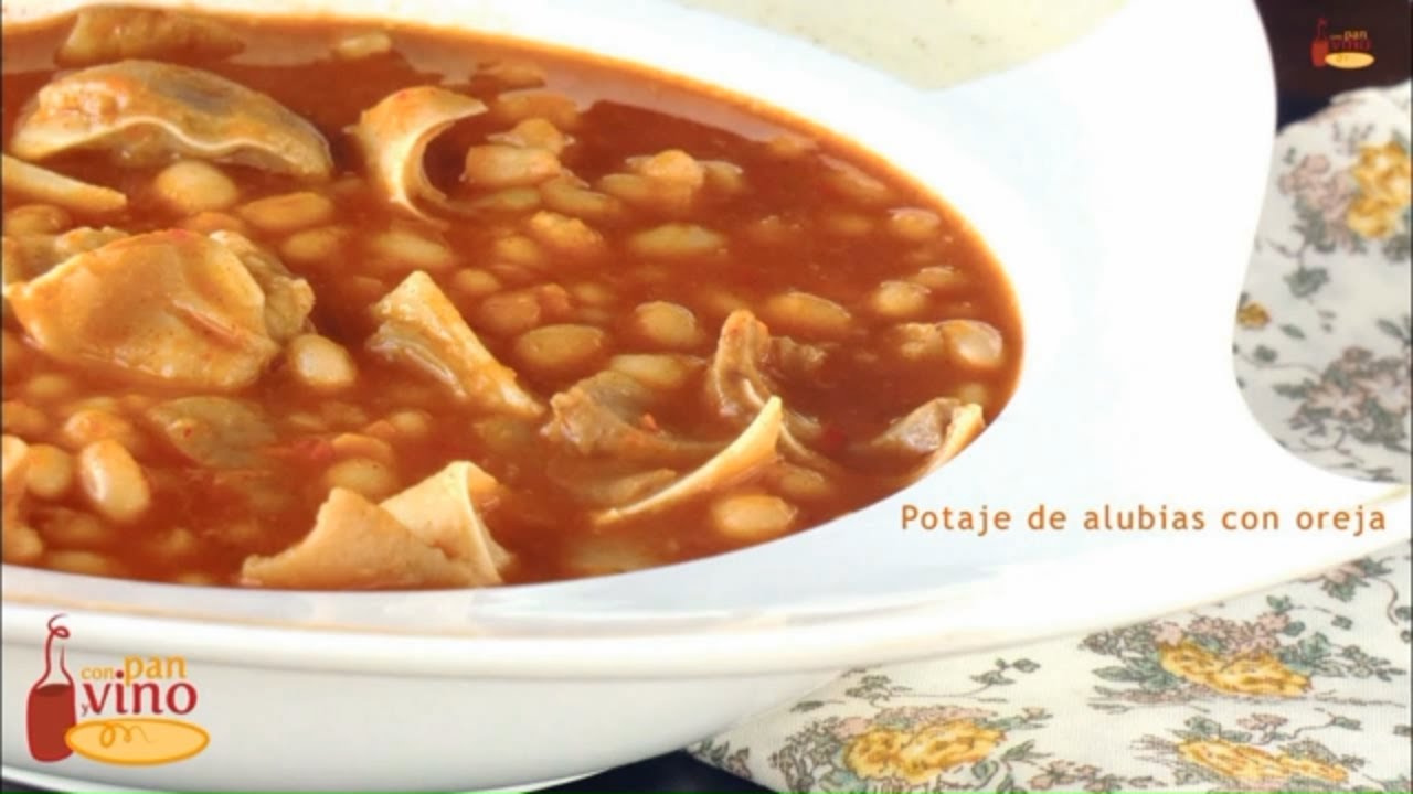 Receta de la abuela: Judías blancas con oreja