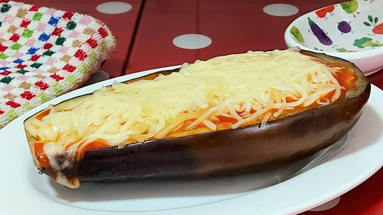 Receta fácil de berenjenas rellenas de carne picada al microondas