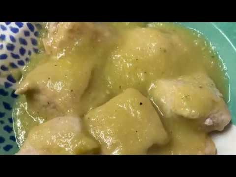 Solomillo de pavo con salsa de cebolla y vino blanco