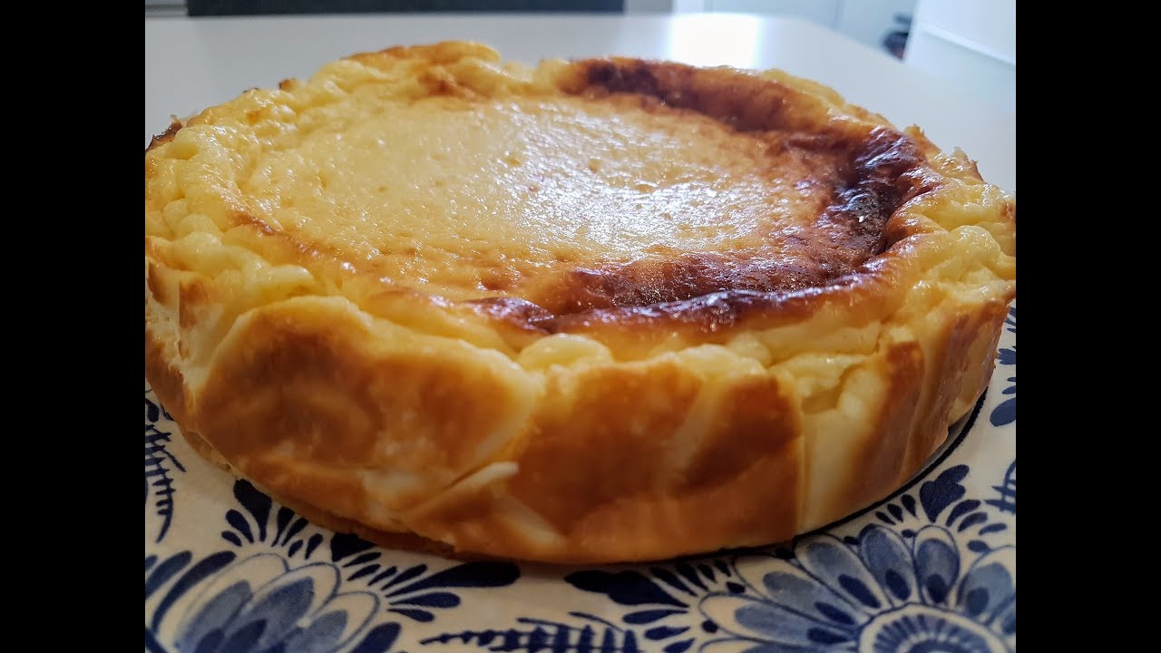 Tarta de queso con crema y yogur griego