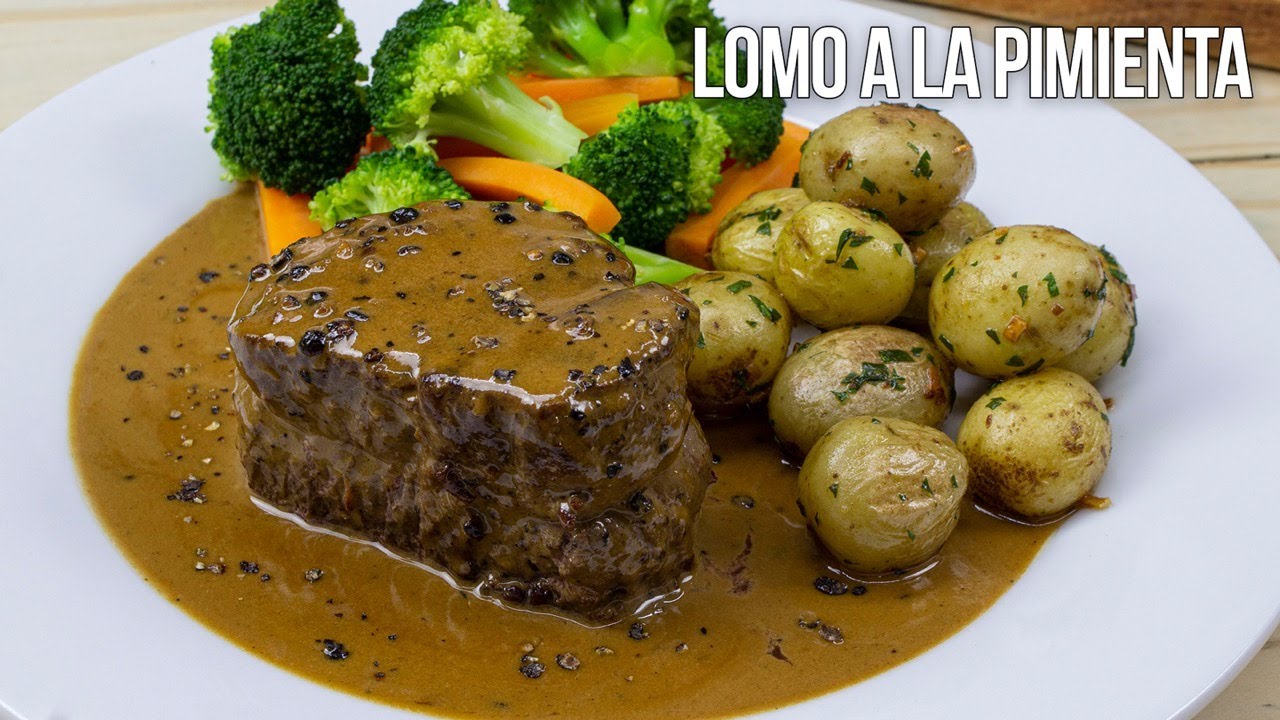 Ternera con salsa de pimienta