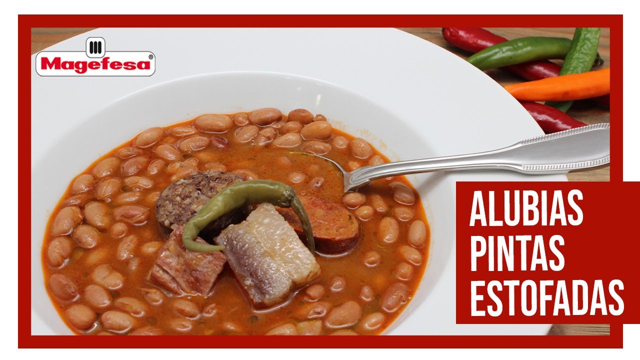 Tiempo de cocción de alubias pintas en olla exprés