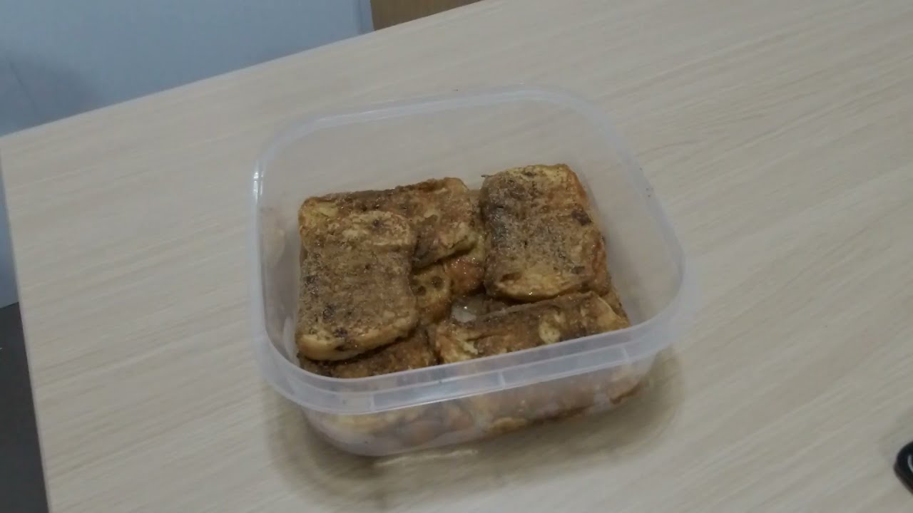 Torrijas de brioche doradas a la plancha