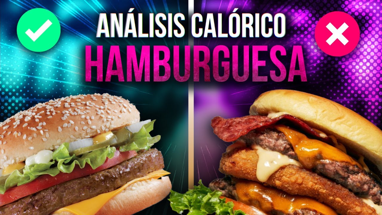 ¿Cuántas calorías contiene una hamburguesa de ternera?