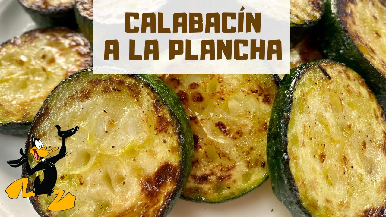 Calabacín a la plancha con ajo