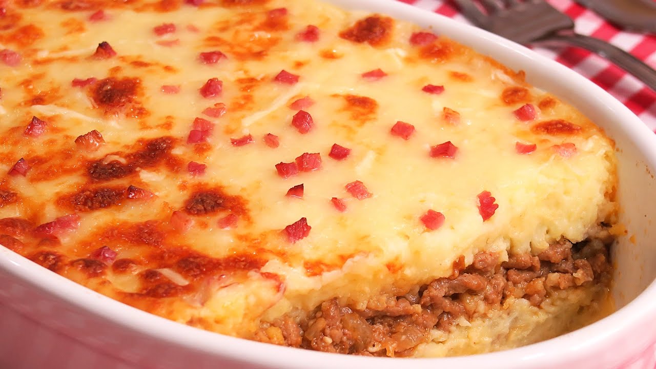 Cómo hacer pastel de patatas y carne