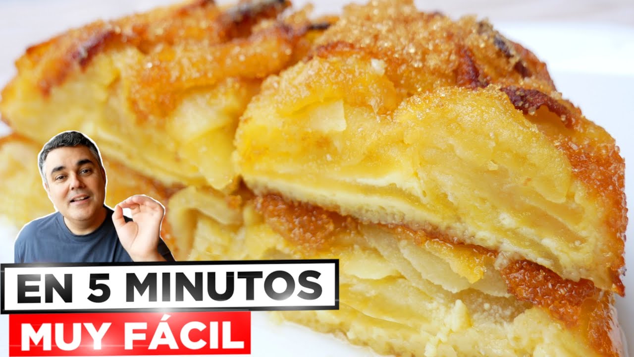 Cómo hacer una deliciosa tarta de manzana en tan solo 5 minutos