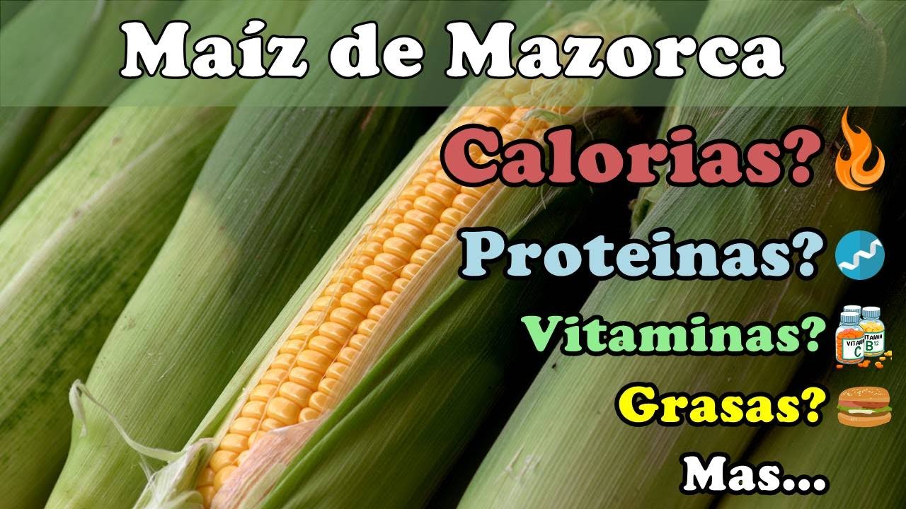 Contenido calórico de una mazorca de maíz