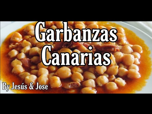 Receta de garbanzos canarios con garbanzos en conserva