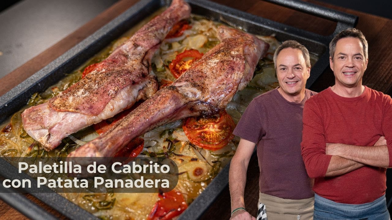 Receta de paletilla de cabrito al horno por los Hermanos Torres