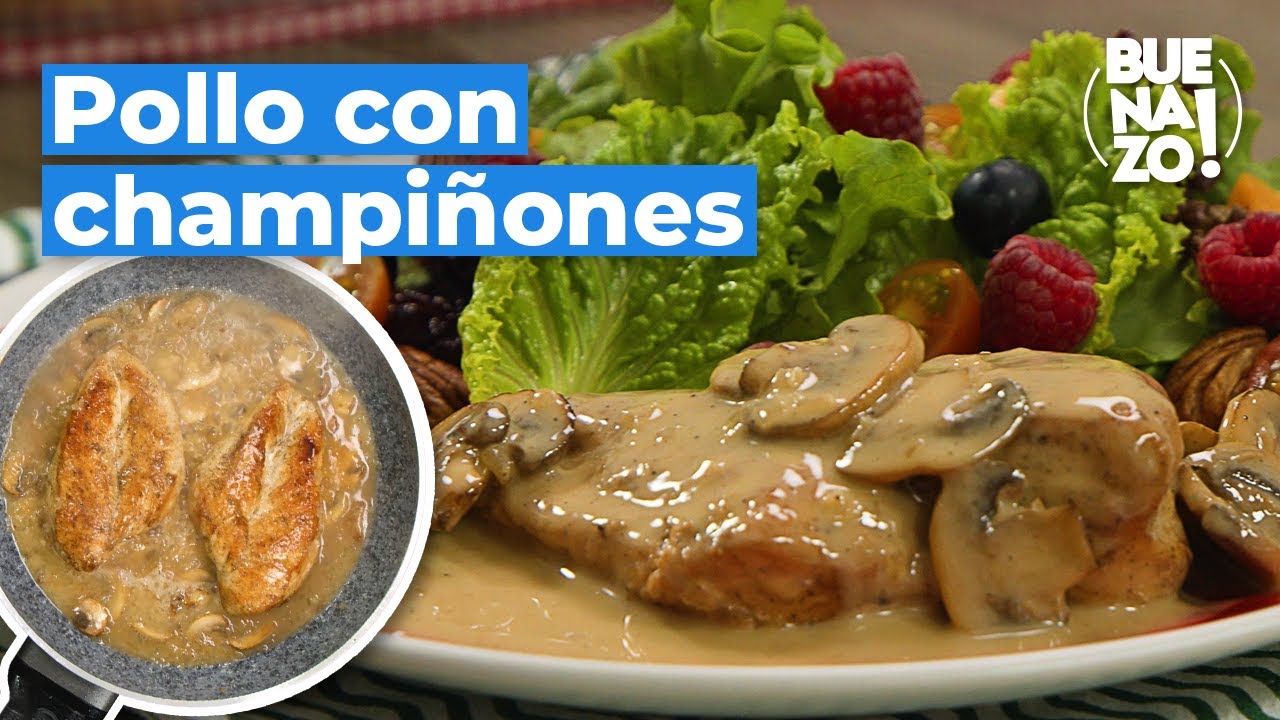 Receta de pollo con champiñones al vino blanco