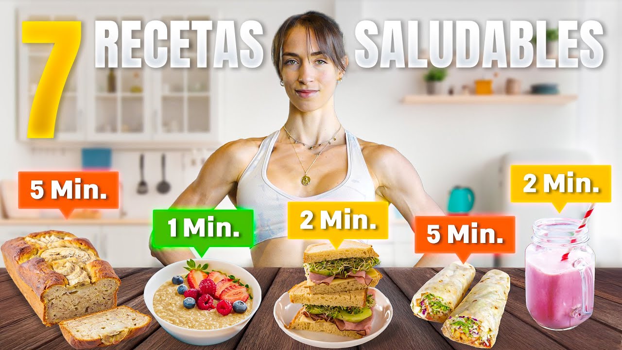 Recetas rápidas de meriendas en 5 minutos