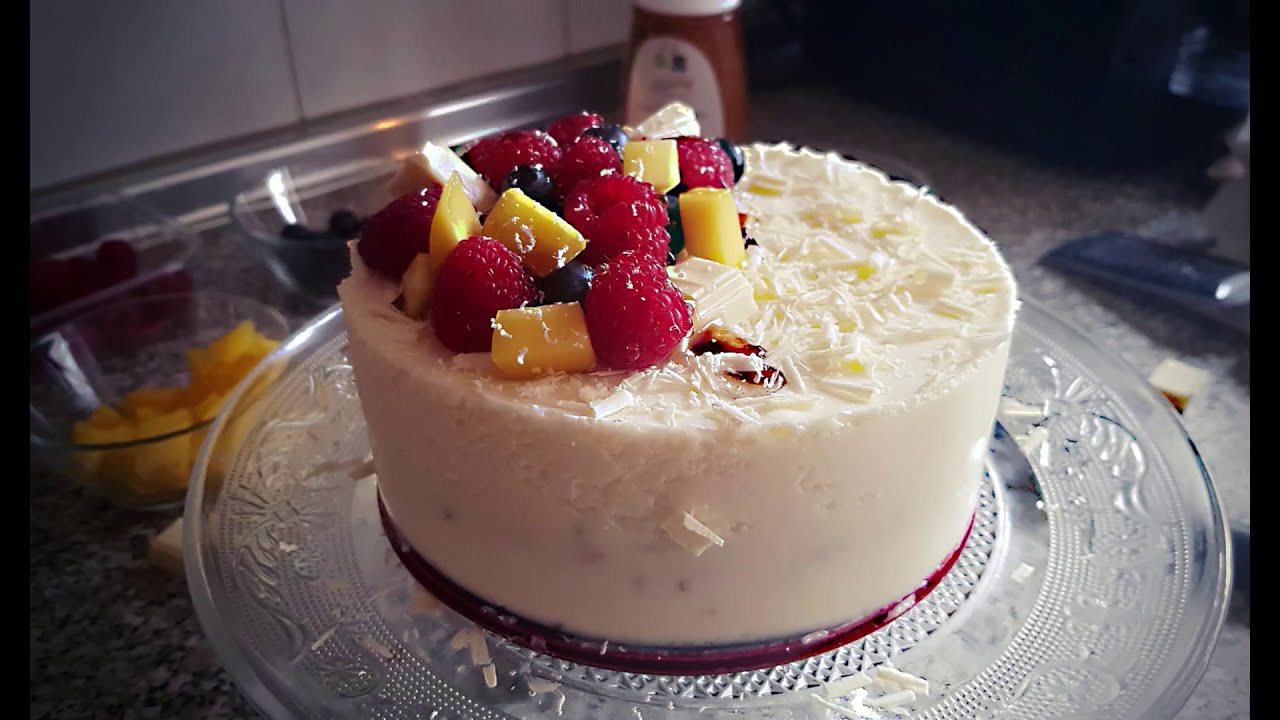 Tarta de Chocolate Blanco con Mousse