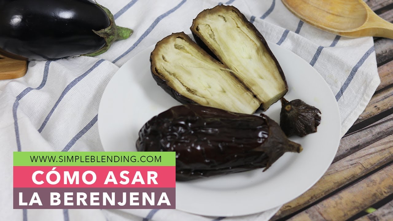 Tiempo de cocción para asar berenjenas enteras en el horno