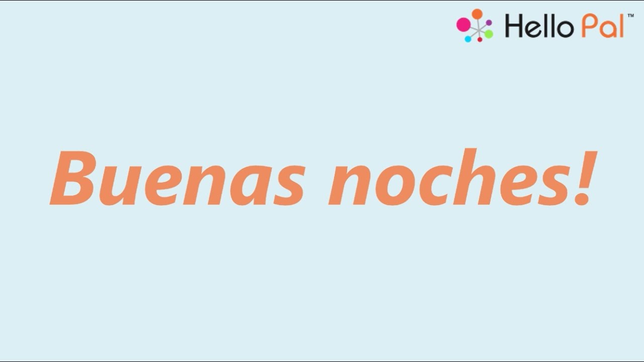 ¿Cómo se dice \"buenas noches\" en italiano?