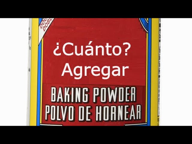 ¿Cuánta levadura Royal se necesita para hacer un bizcocho?