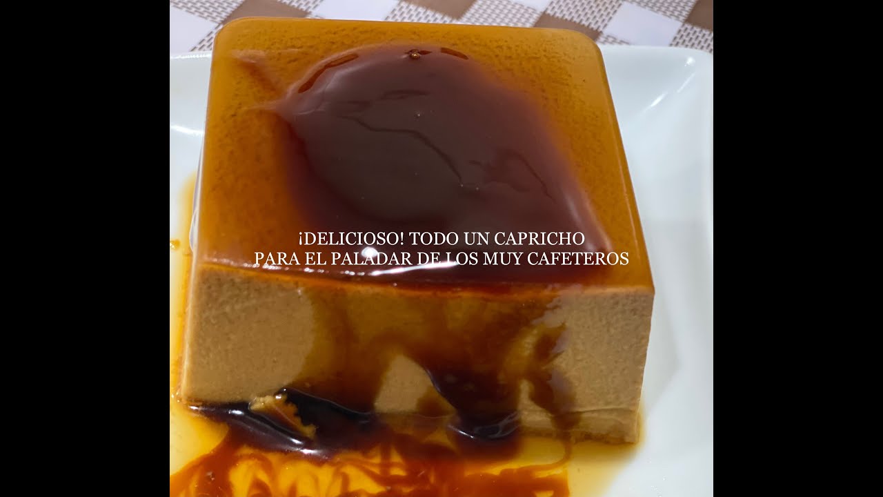 Tarta de café con flan de Royal